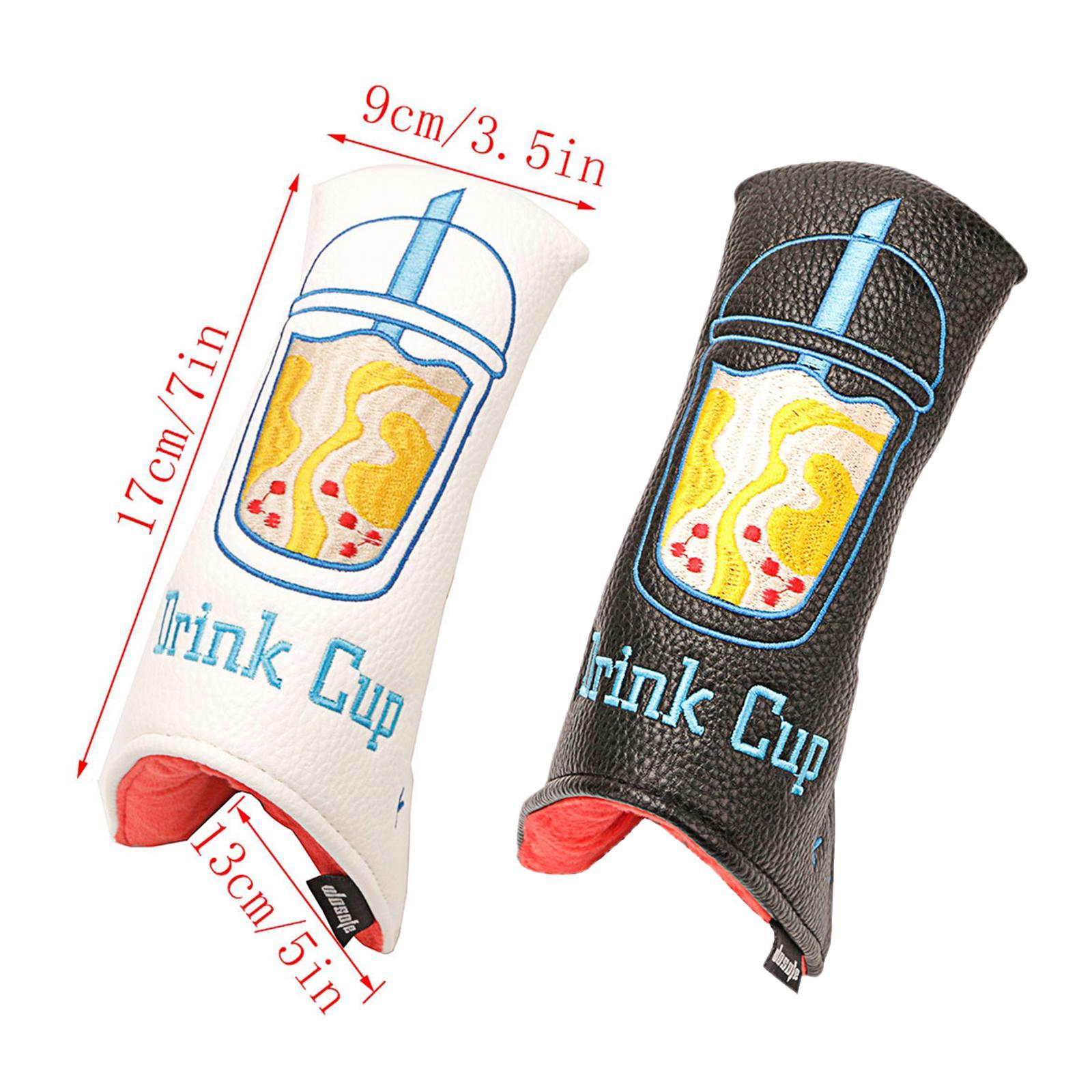 Golf Putter Headcover Club Head Cover Protection Waterproof Black