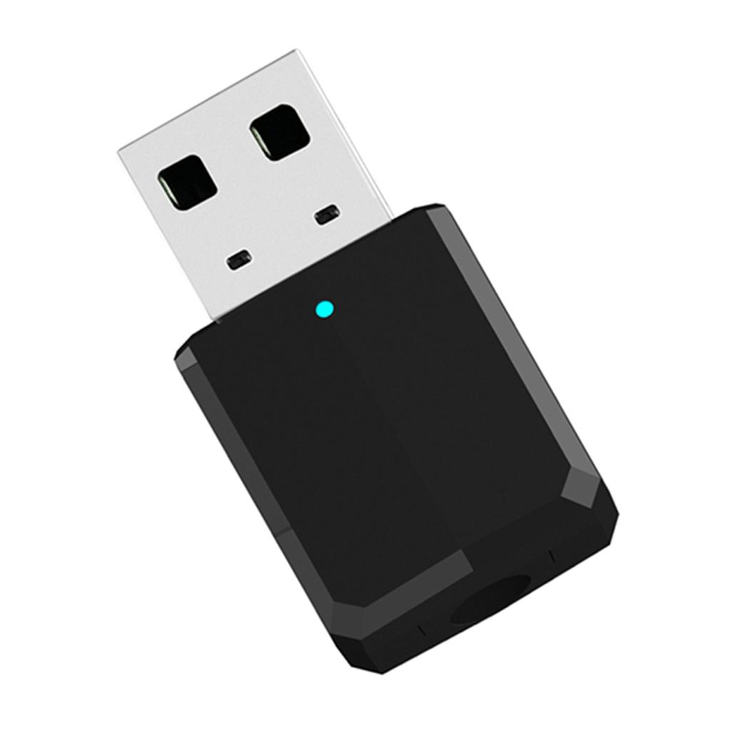 Brand New USB Bluetooth 5.0 Music Receiver Adapter 2 in 1 Car Kit Universal