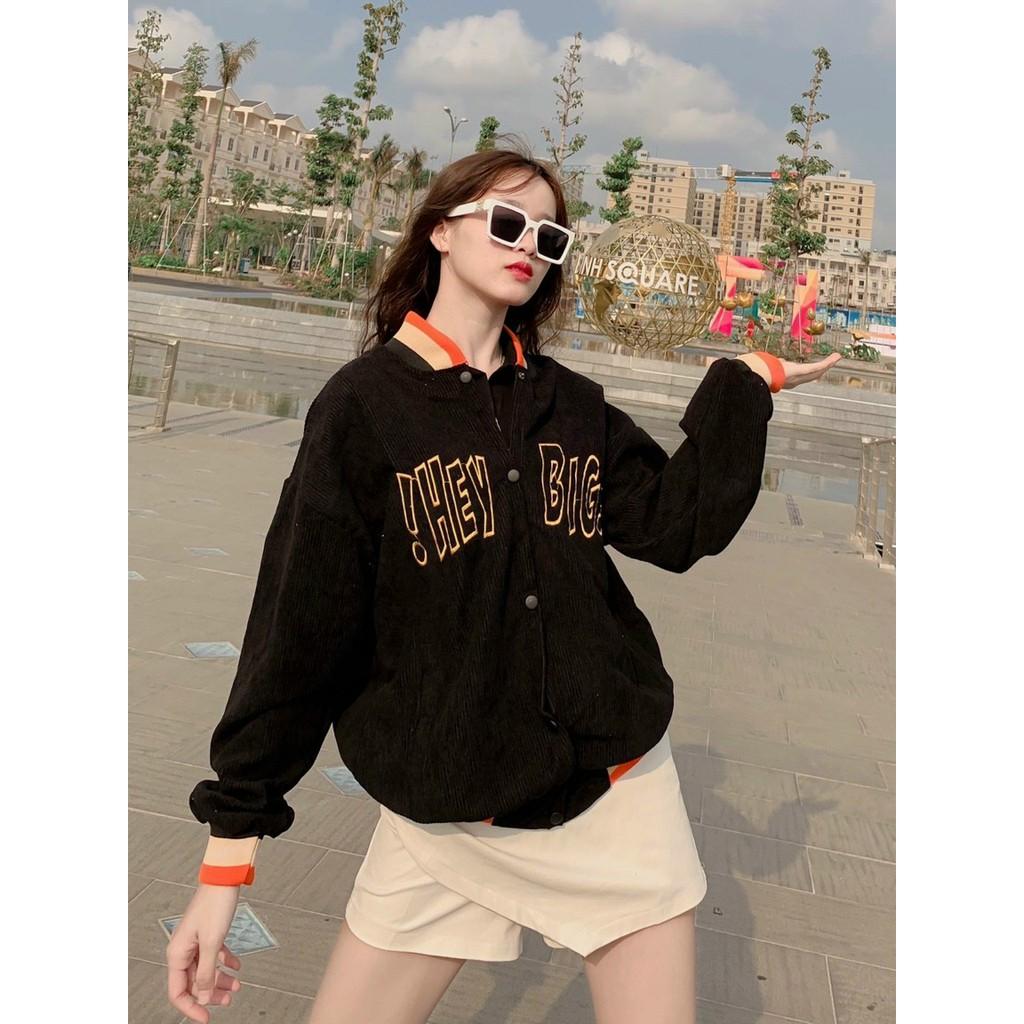 Áo Jacket Bombers Thêu HEYBIG 4 Màu