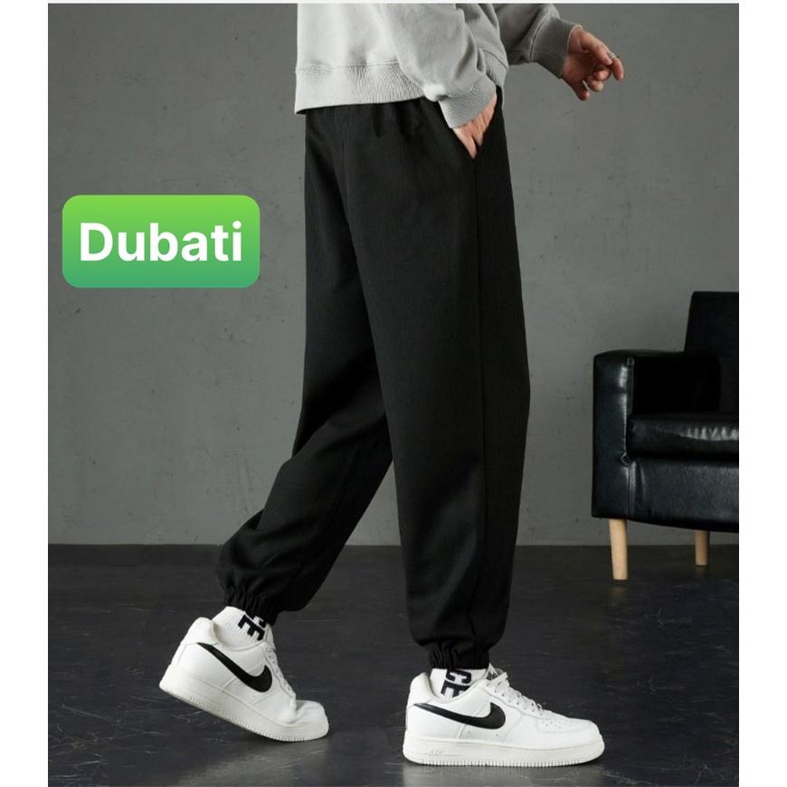 Quần Ống Rộng Chất Tổ Ong, Quần Jogger Nam Thể Thao Unisex Dày Dặn