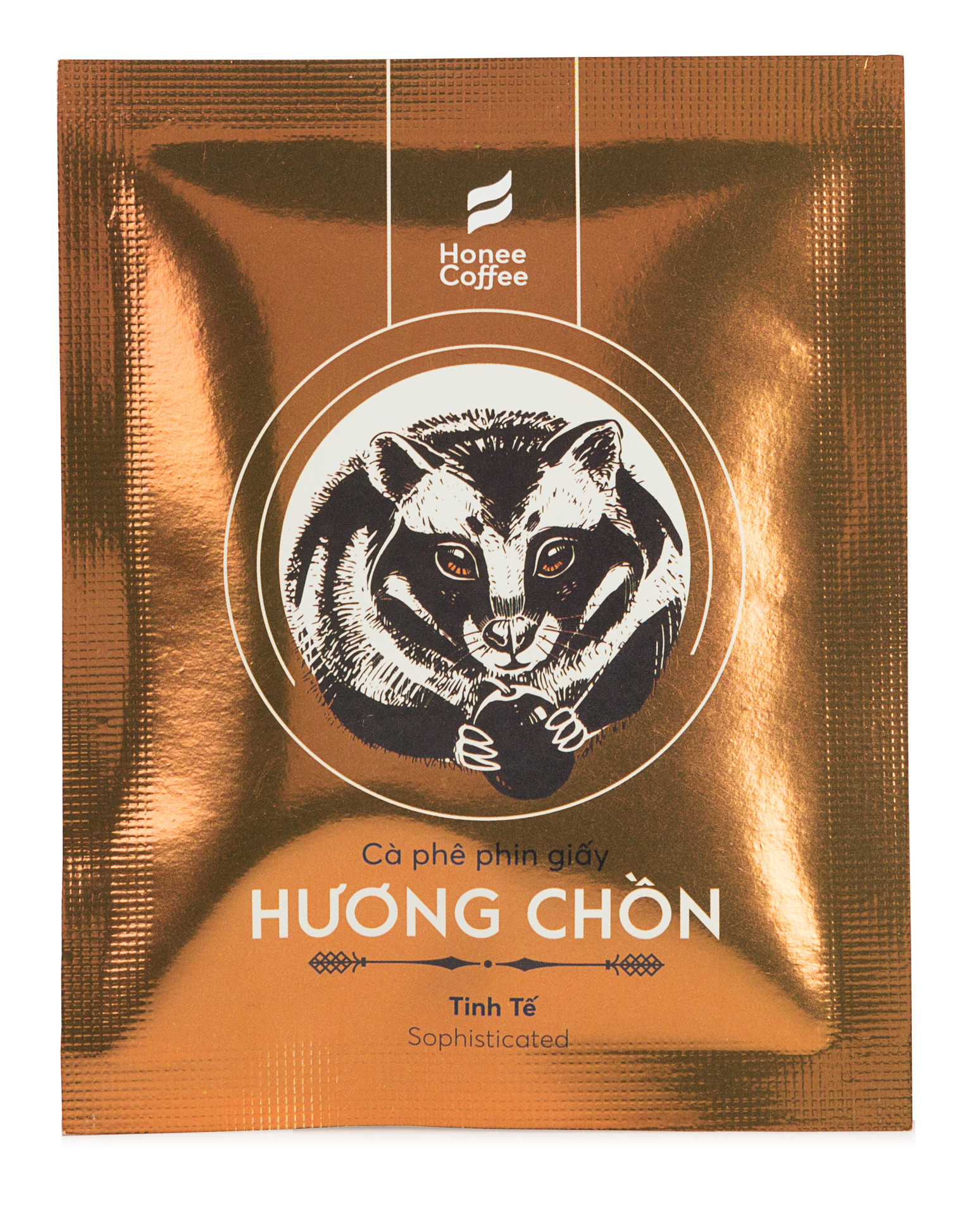Cà Phê Phin Giấy Hương Chồn Tinh Tế - 60G - Honee Coffee