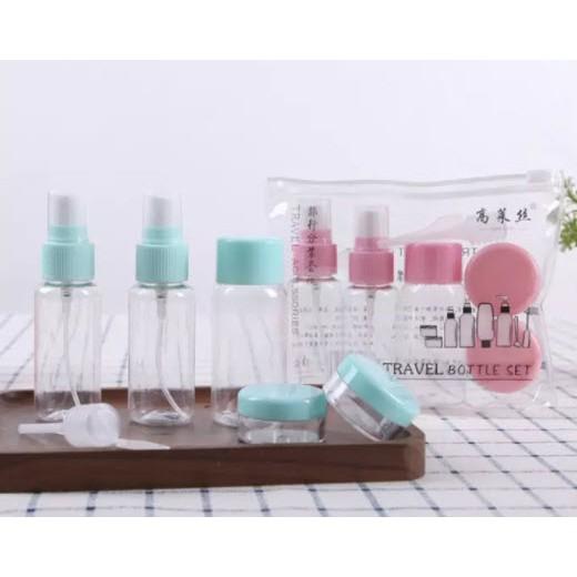 Bộ 7 món chiết mỹ phẩm kèm túi zip - HBS