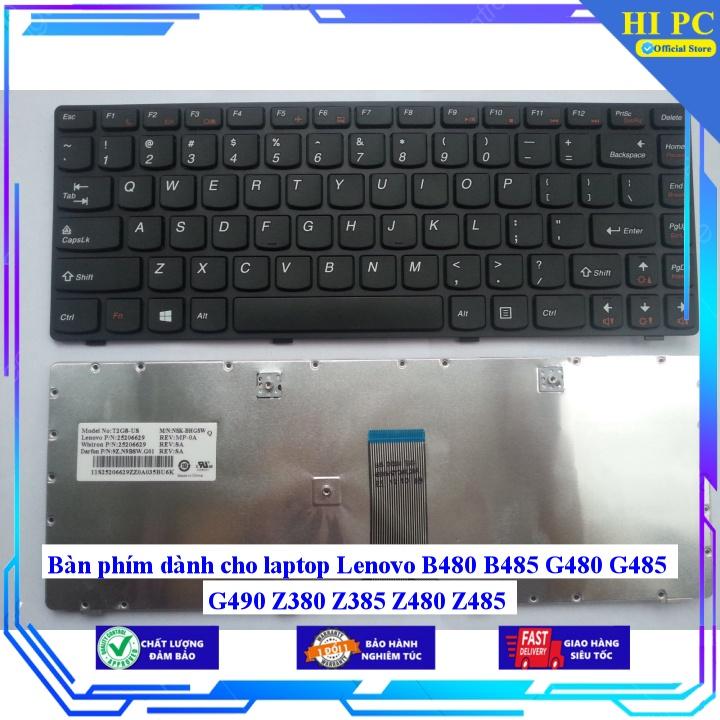 Bàn phím dành cho laptop Lenovo B480 B485 G480 G485 G490 Z380 Z385 Z480 Z485 - Phím Zin - Hàng Nhập Khẩu