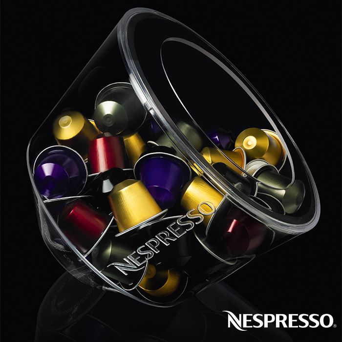 Hộp Đựng Viên Nén Cà Phê View Bonbonniere Nespresso - Hộp Vuông Sang Trọng, Đựng Thực Phẩm, Cà Phê