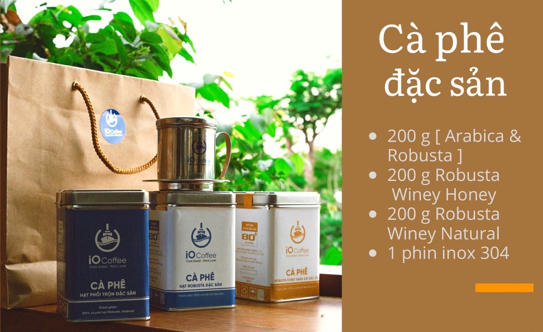 Giỏ quà cà phê đặc sản - trọn vẹn đam mê