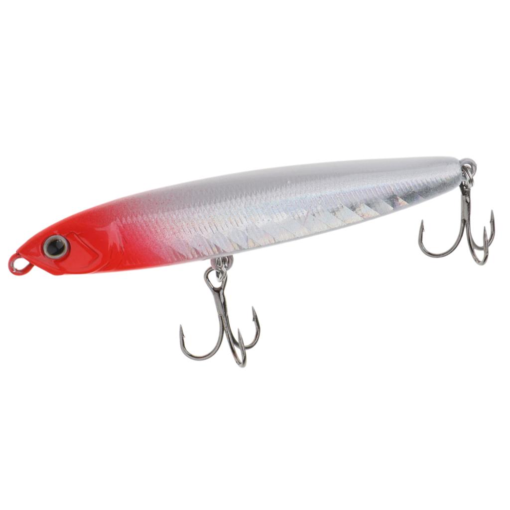 Fishing Lure Bait 7.5cm-2.95"/10g Lead Fish Baits Nickel Jigging Silver