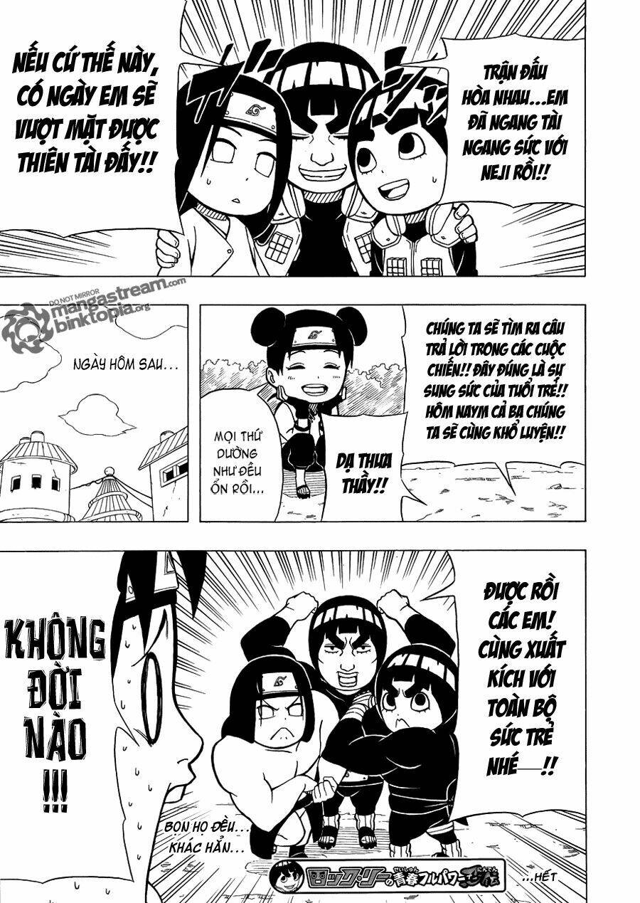 cửu vĩ hồ ly ngoại truyện rock lee chapter 3 21