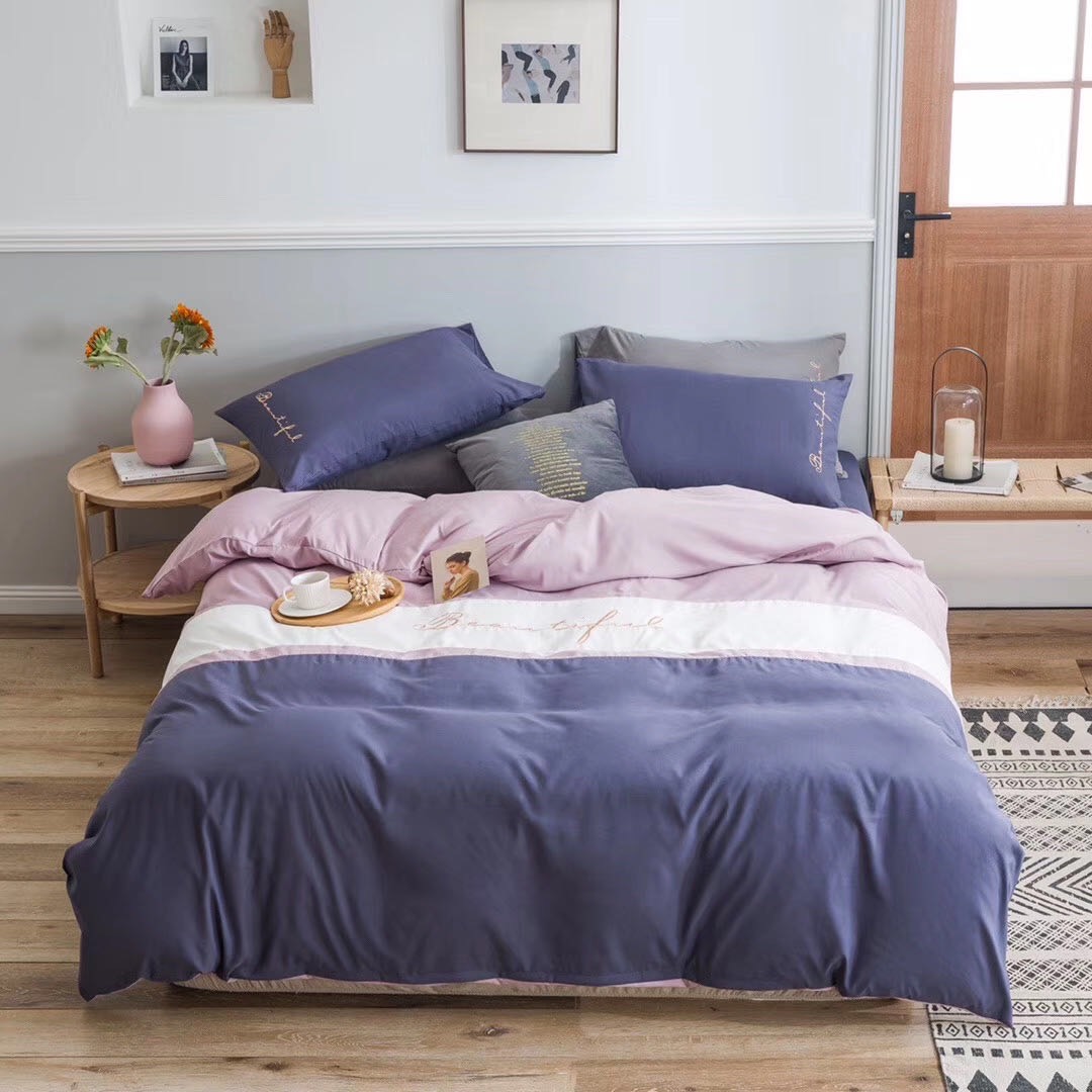 Bộ Chăn Ga Gối Cao Cấp Cotton TiCi phối 10