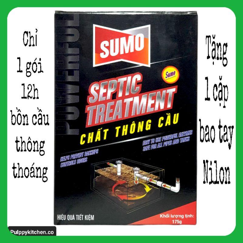 Bột Thông Cầu Sumo Phân Hủy Hầm Cầu Khi Tắc Nghẽn