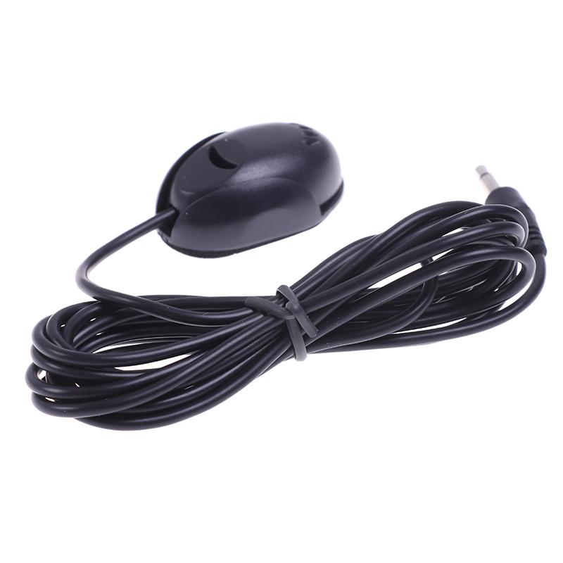 Mini Có Dây 3.5Mm Dán Loại Micro Bên Ngoài Âm Thanh Xe Hơi Mic Cho Laptop DVD Radio Stereo Người Chơi Cuộc Họp Loa