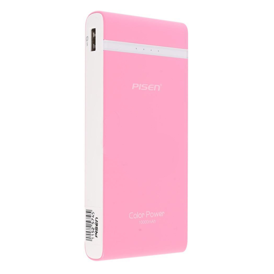 Pin Sạc Dự Phòng Pisen 10000mAh Color Power - Hàng Chính Hãng