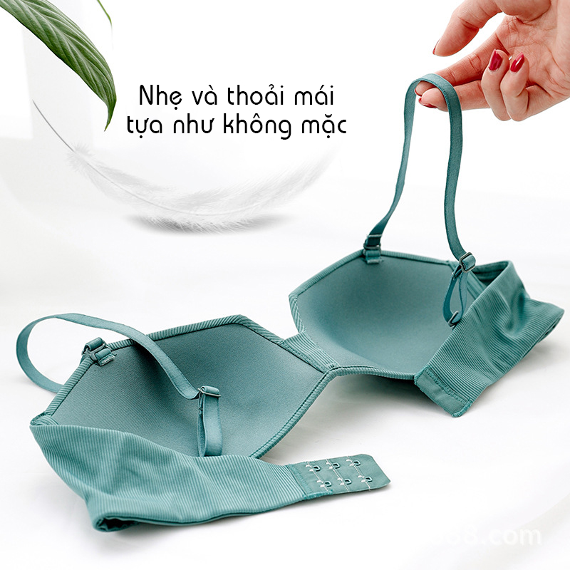 Áo Lót Không Gọng Đệm Mỏng Cotton Tăm Siêu Mềm Phong Cách Nhật Bản B488