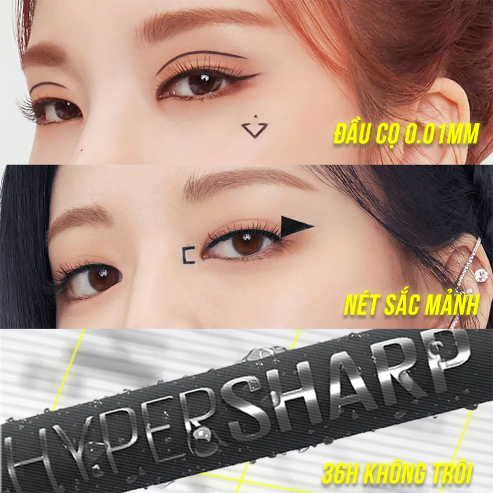 Bút Kẻ Mắt Nước Maybelline New York Hyper Sharp Extreme Liner 0.4g