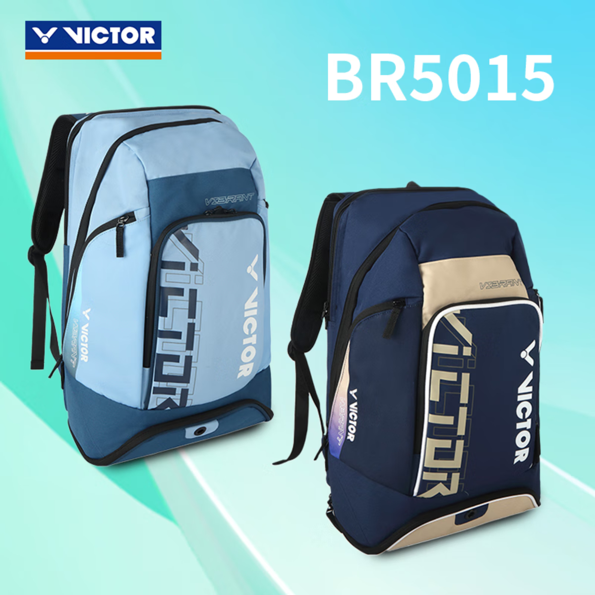 Balo đựng vợt Victor BR5015 mẫu mới 2 màu đựng vợt cầu lông vợt tennis giày cầu lông nhiều ngăn tiện ích