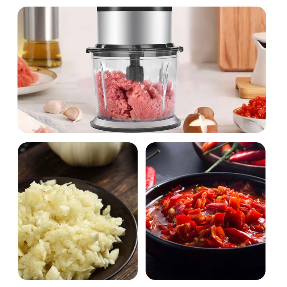 Máy Xay Đa Năng Thực Phẩm Mishio MK258 1.8 Lít – Kèm 2 Cối Xay - Hàng chính hãng