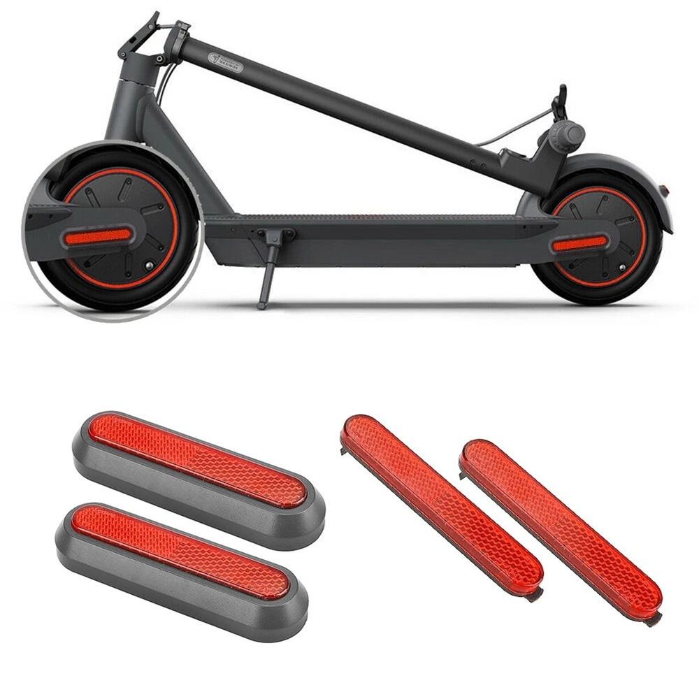 Bọc Bánh Xe Phản Quang Bảo Vệ Vỏ Phía Trước Phía Sau Trung Tâm Nắp An Toàn Ban Đêm Phản Quang Cho Xiaomi M365 Pro 2 1S Xe Điện Color: Yellow-4pcs