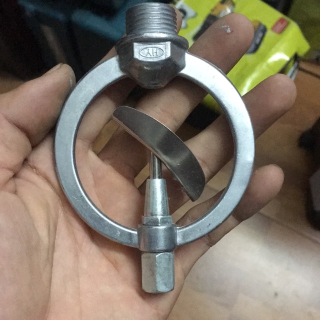 Béc tưới cây inox ren ngoài 21 xoay thân 360 độ