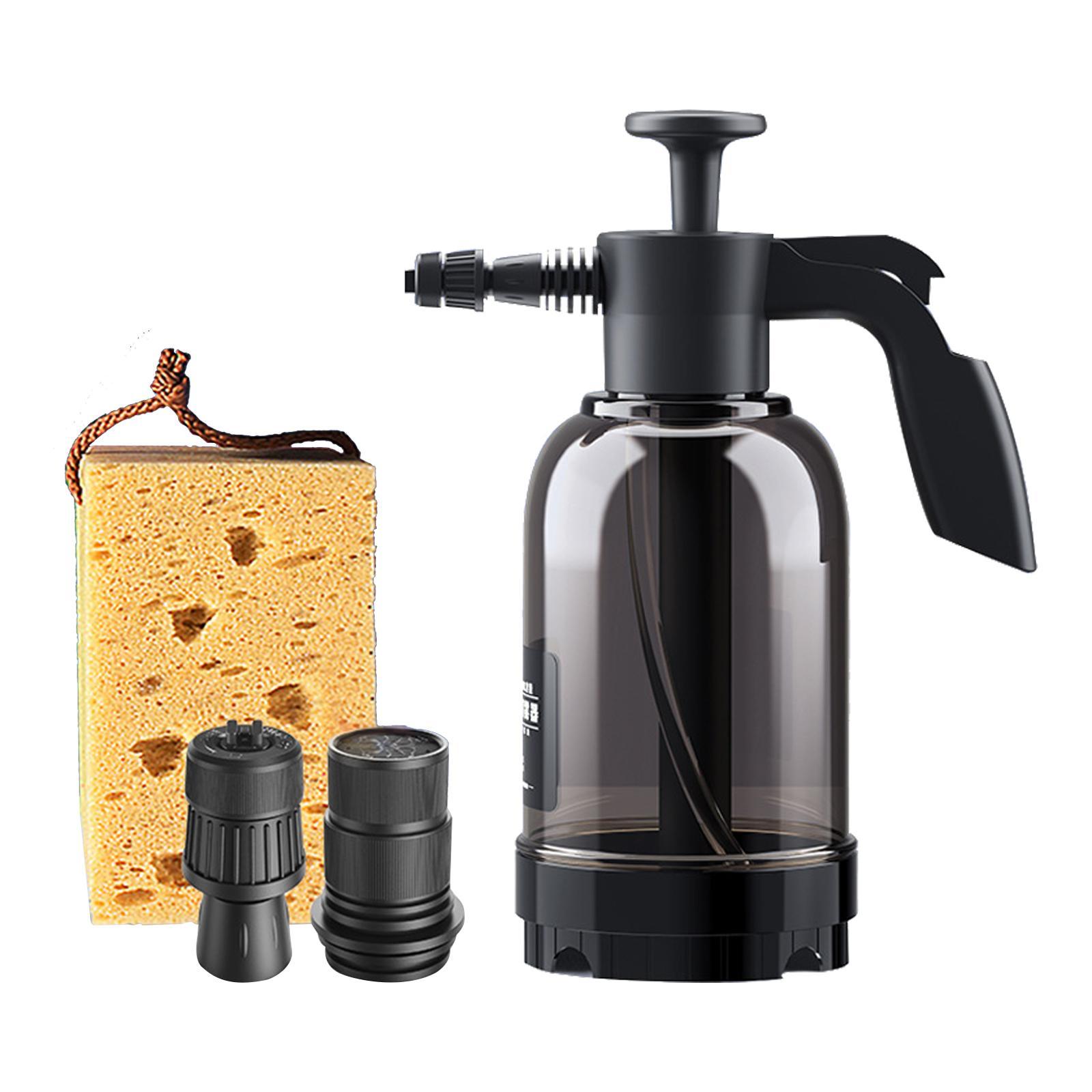2L Car Wash Pump Manual Foaming Pressure Sprayer for Home Auto Use