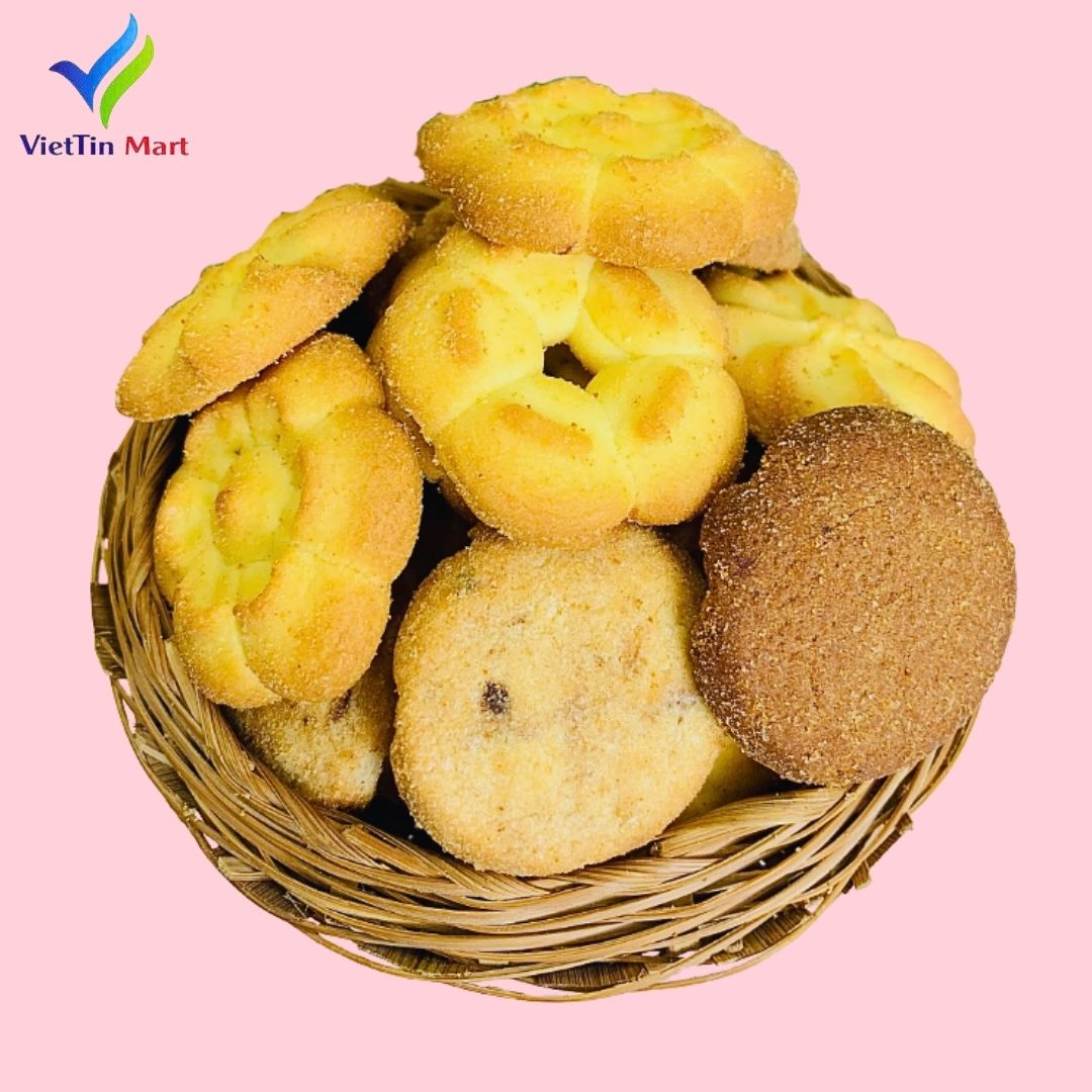 Bánh Quy Bơ Giòn 500g VietTin Mart