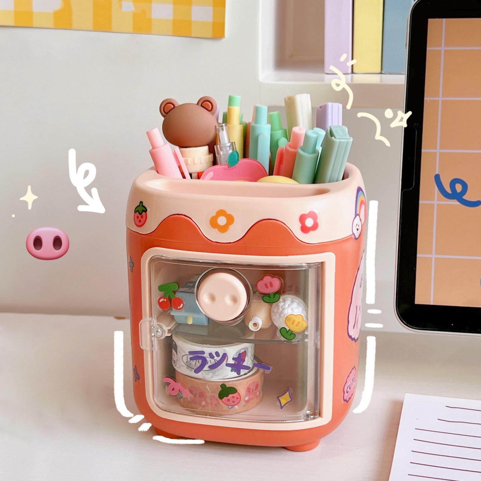 Cute Pen Holder Holder Desktop Organizer for Home Office Desktop Organization