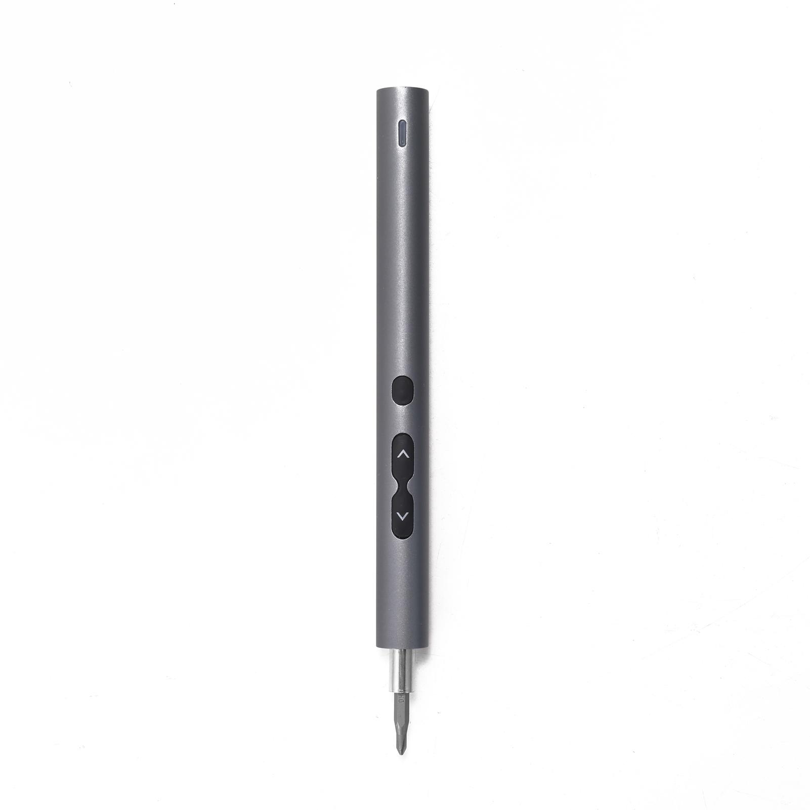 28in1 200r/min 0.35N.m Torque Cordless Type-C Rechargeable Multi-use Electric Screwdriver Screw Drill Bit Set Mini Power Tool Multifunction Screw Driver with LED Light for Repairing Clock Electronic Device