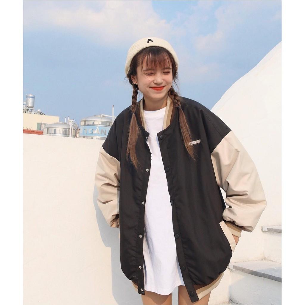 Áo Khoác Dù BOMBER WAS Form Rộng Tay Dài Ulzzang Unisex