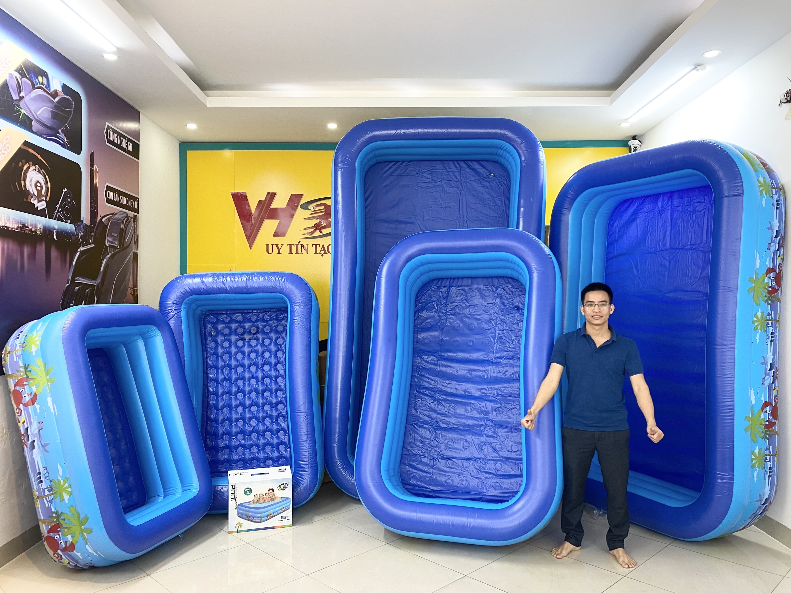Bể bơi phao gia đình YOYO KT 255*165*60CM