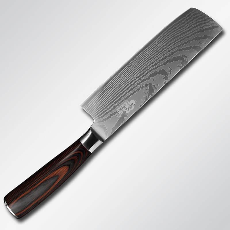 DAO - DAO BẾP NHẬT BẢN USUBA THÉP DAMASCUS MÃ A14 DT125 nt topcoomshop vn