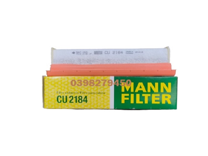 LỌC GIÓ ĐIỀU HÒA MANN FILTER CHO VOLVO TRUCK, RENAUL TRUCK CU2184 (MÃ: 8143691; 8143691-7; 8144430; 20489245; 21758906)