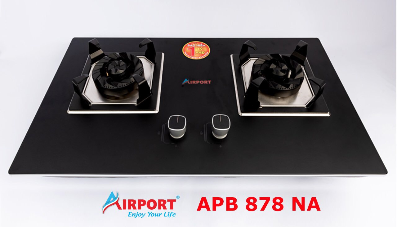 Tặng máy lọc không khí khi mua, bếp gas âm cáo cấp AirPort – APB 878 NA  hàng chính hãng
