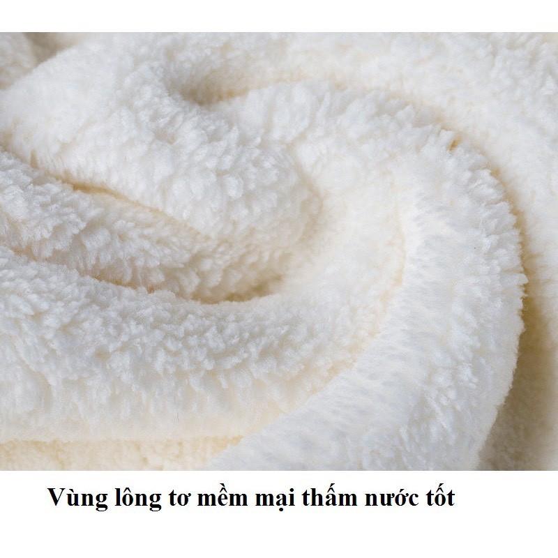 Khăn Quấn Ủ Lau Khô Tóc Kiểu Dáng Thời Trang Sang Trọng