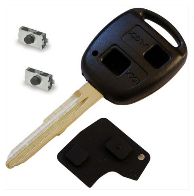 Remote Shell 2-Button for   Remote Key FOB Case With Uncut