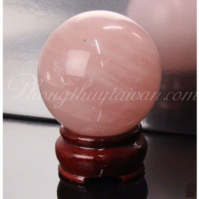 Bi cầu Thạch Anh màu hồng