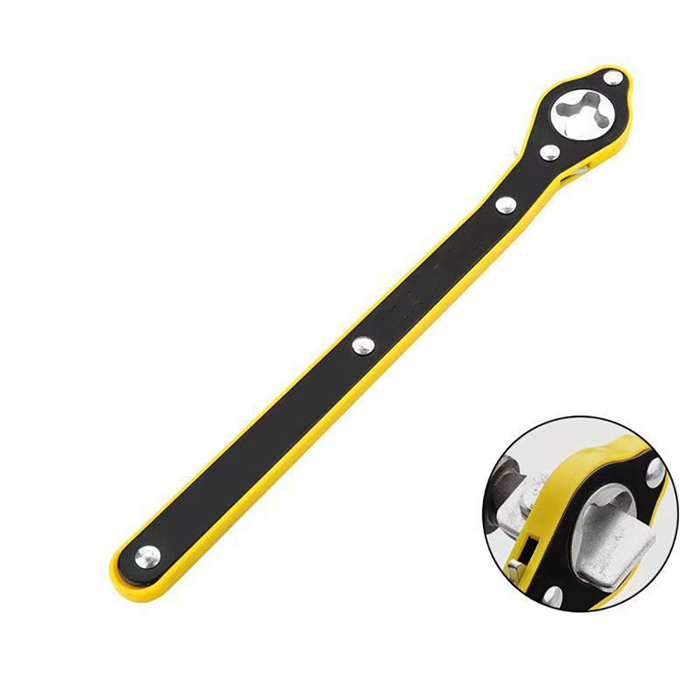 Cờ lê bánh cóc tay quay đa năng 360 độ, tiện dụng hỗ trợ nâng đỡ con đội, kích xe hơi, kích quả trám - Hàng Chính Hãng