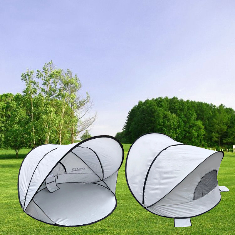 Lều Tự Bung Cắm Trại ĐI Biển Chống Nắng Chịu Gió Vải polyester chống tia cực tím 190T UV40+