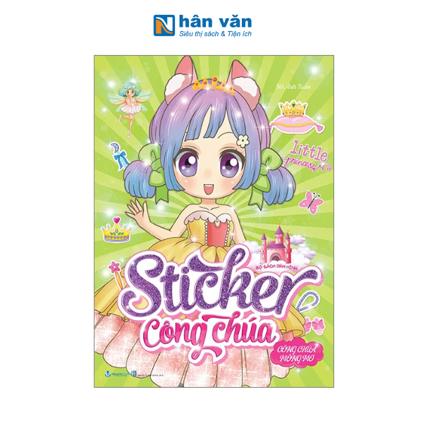 Bộ Sách Dán Hình - Sticker Công Chúa - Công Chúa Mộng Mơ