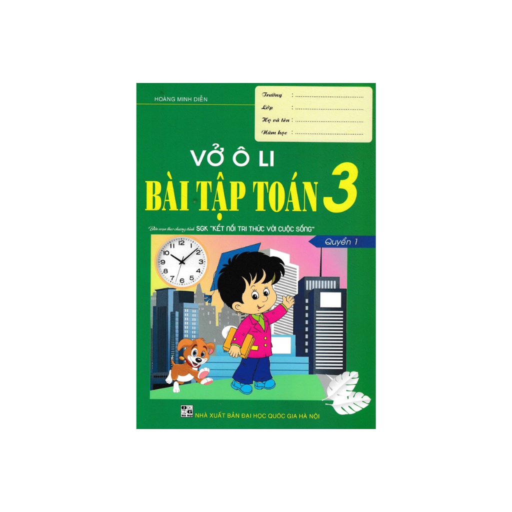 Sách - Vở Ô Li Bài Tập Toán 3 - Quyển 1