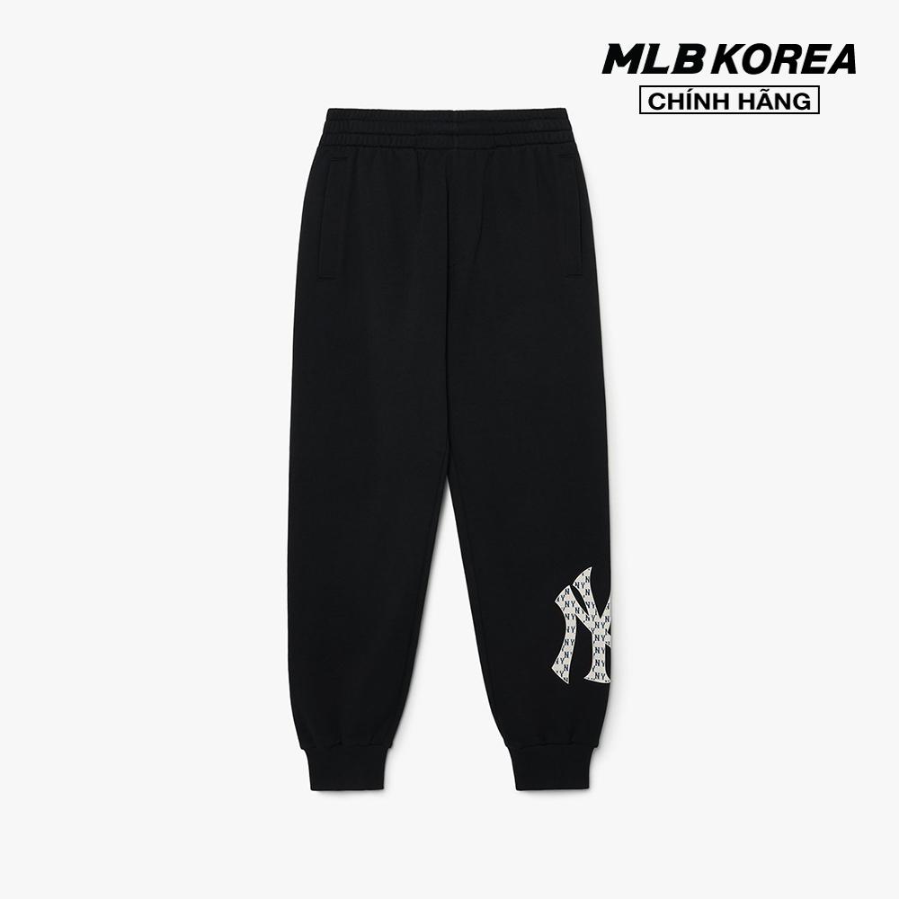 MLB - Quần jogger unisex lưng thun Classic Monogram Clipping Big Logo 3APTM0831-50BKS