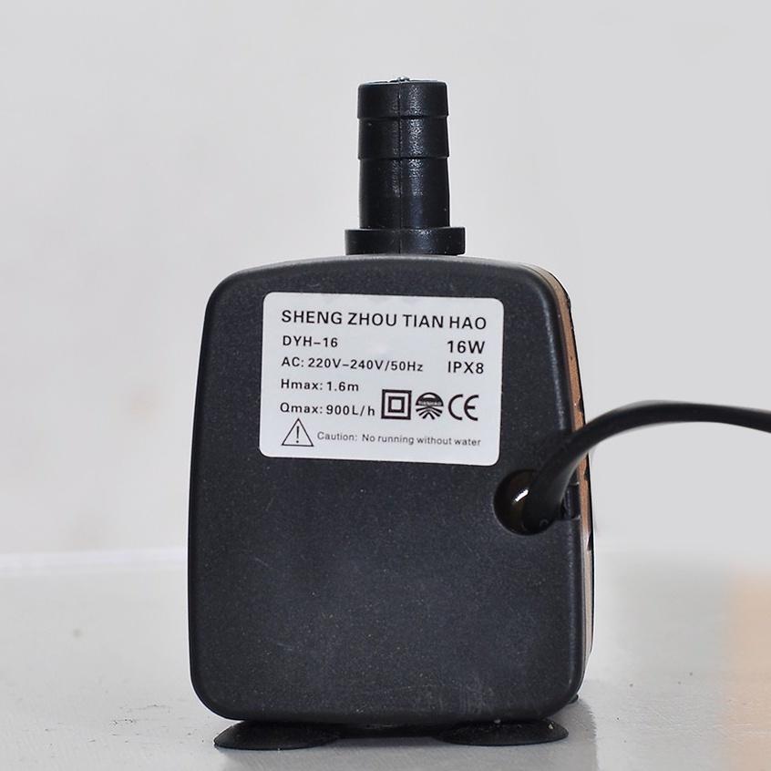 Bơm chìm mini 16w bơm bể cá hòn non bộ bơm nước quạt điều hòa TỰ NGẮT