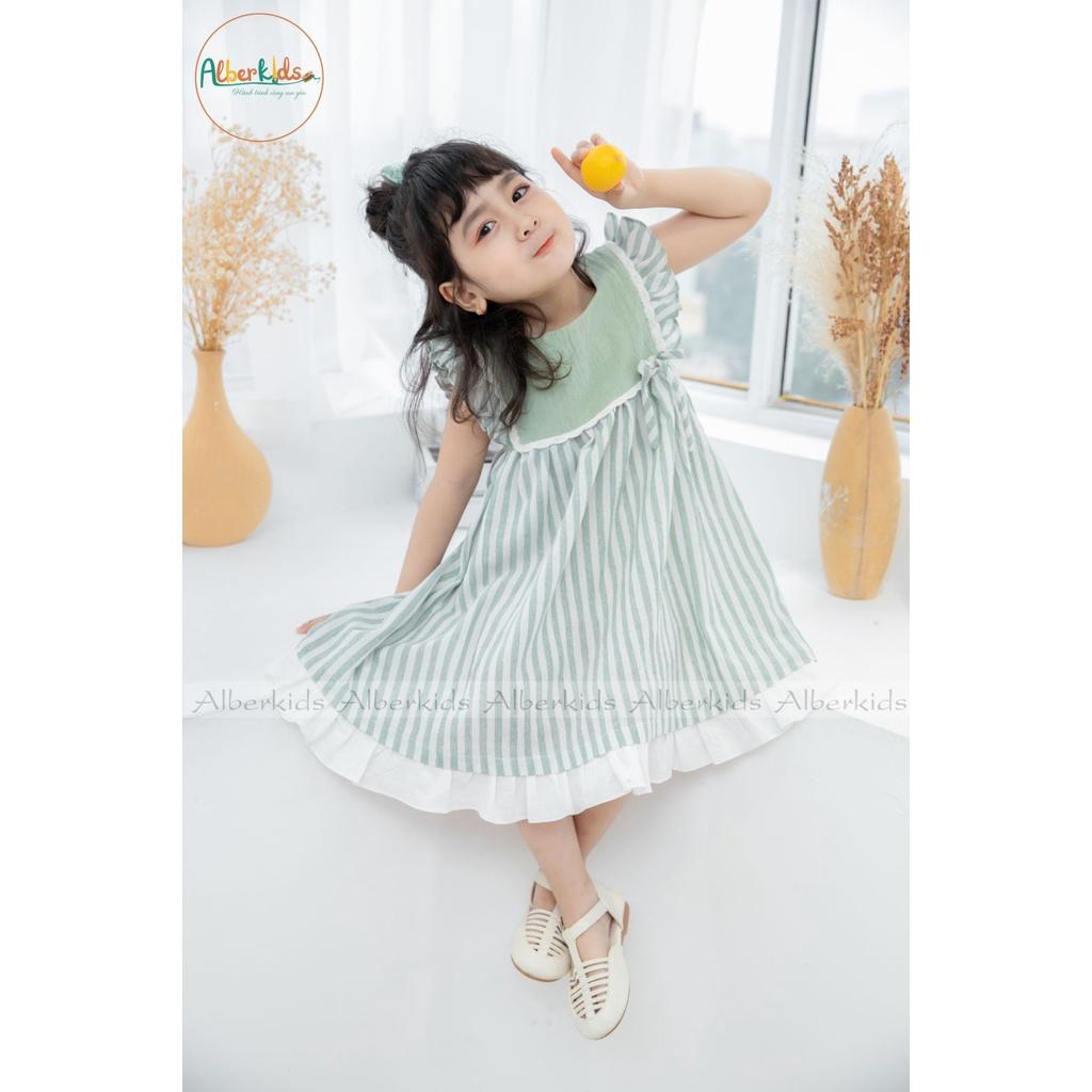 Giày cho bé gái ALBERKIDS búp bê vintage ĐẾ TRẮNG cho trẻ em siêu xinh cho bé gái từ 2,3,4,5,6,7,8,9,10,11,12 tuổi