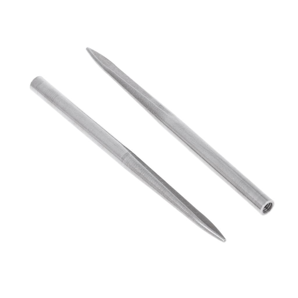 2pcs Stainless Steel Paracord Fid Lacing Stitching Needles Outdoor Sports Small Tools for Hiking Hunting Camping