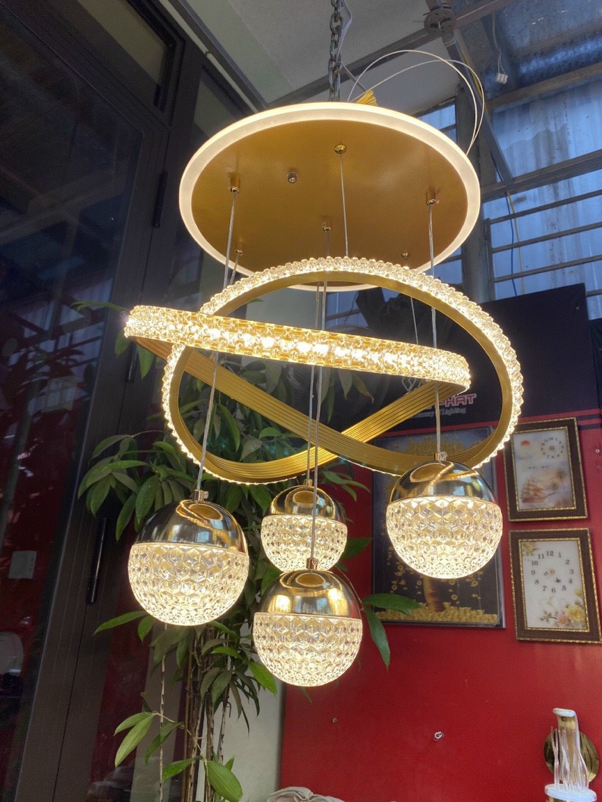 Đèn Thả Trần Hiện Đại Sang Trọng Trang Trí Phòng Ngủ, Phòng Bếp Phòng Khách SHOWROOM Phù Hợp Mọi Không Gian