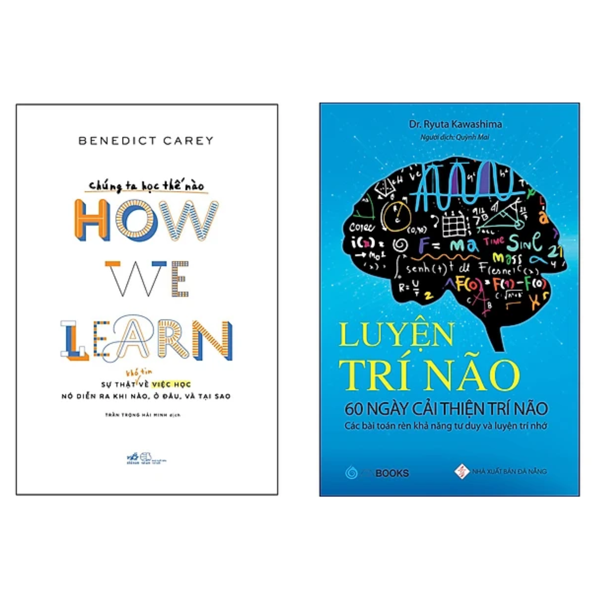 Combo 2 Cuốn: Chúng Ta Học Thế Nào - How We Learn + Luyện Trí Não - 60 Ngày Cải Thiện Trí Não