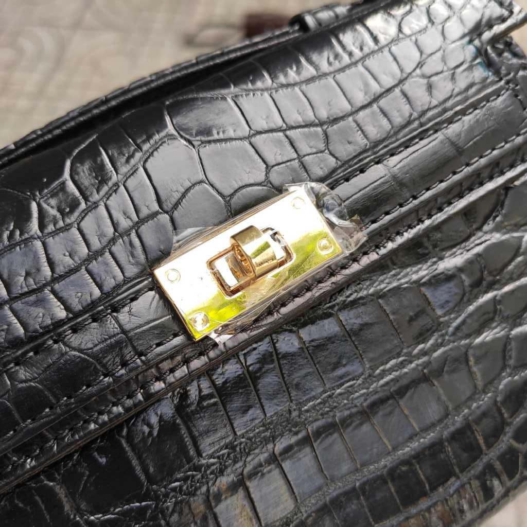 Cầm tay Da cá sấu cho nữ Thiết kế dạng túi đeo dễ thương!