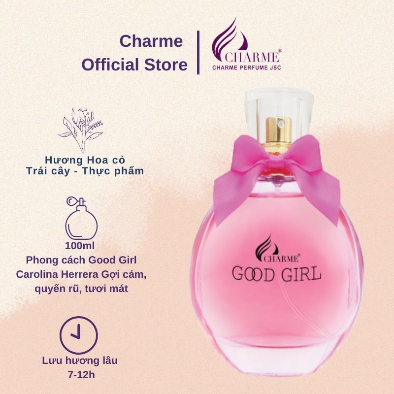 Nước Hoa Nữ CHARME GOOD GIRL 100ml Lưu Hương Lâu Gợi Cảm, Quyến Rũ_Nước Hoa Chính Hãng