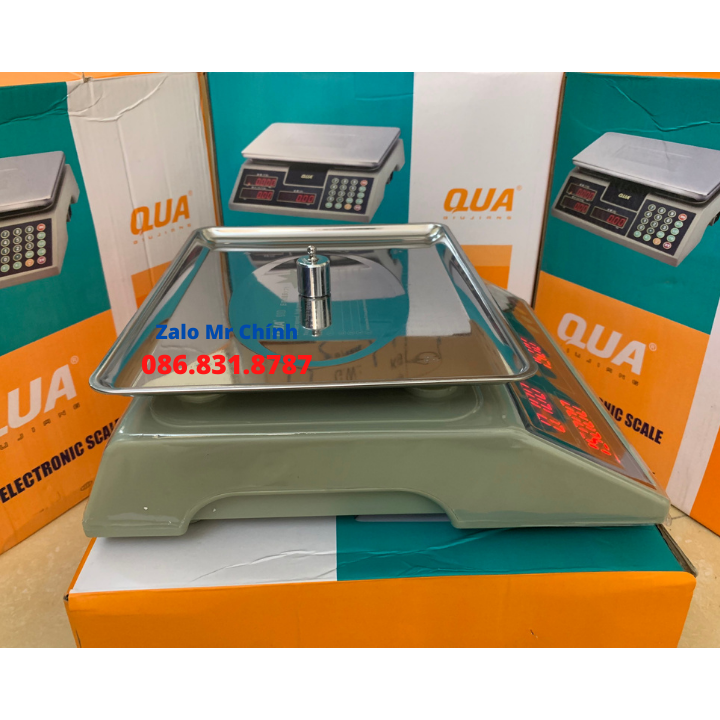 Cân điện tử tính tiền hàng 30kg, cân điện tử cân hàng Qua910, cân tính tiền dùng cho siêu thị, tạp hóa, bách hóa, chợ hải sản