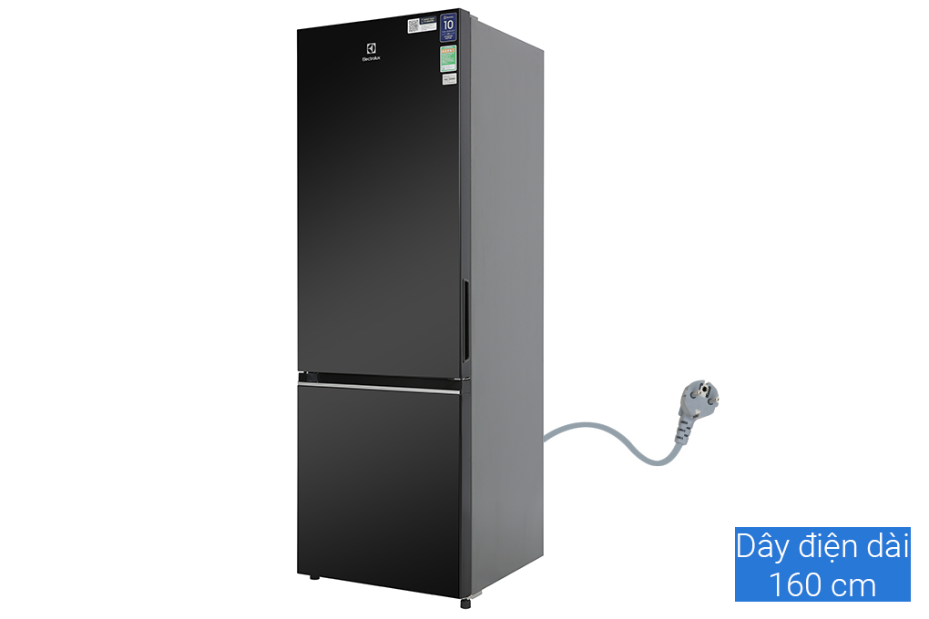 [Freeship] Tủ lạnh Electrolux Inverter ngăn đá dưới có ngăn đông mềm 335 lít - EBB3702K-H - Đảm bảo độ lạnh đồng đều, khử mùi diệt khuẩn, khay đá xoay [Hàng chính hãng]