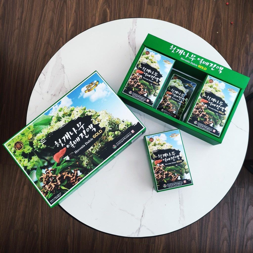 Nước uống Hovenia Dulcis Gold Bổ Gan, Mát Gan