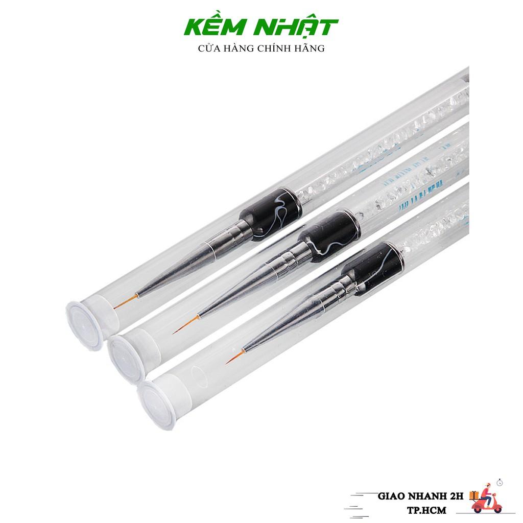 Hình ảnh Cọ Vẽ Nét Cán Đá 3 Cỡ 5mm 9mm 11mm