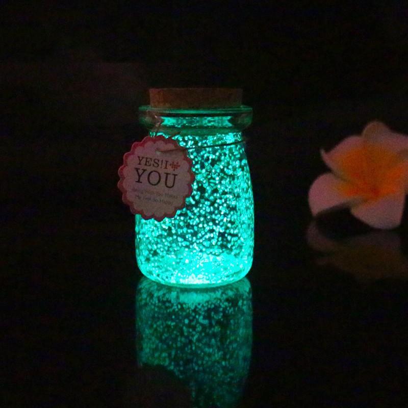 Lọ ước THỦY TINH Phát Sáng Dạ Quang-h19148_T -shop SLIMEMOCHISQUISHY